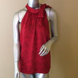 INC | Valentine's Day Red Amoura Bell Halter Top